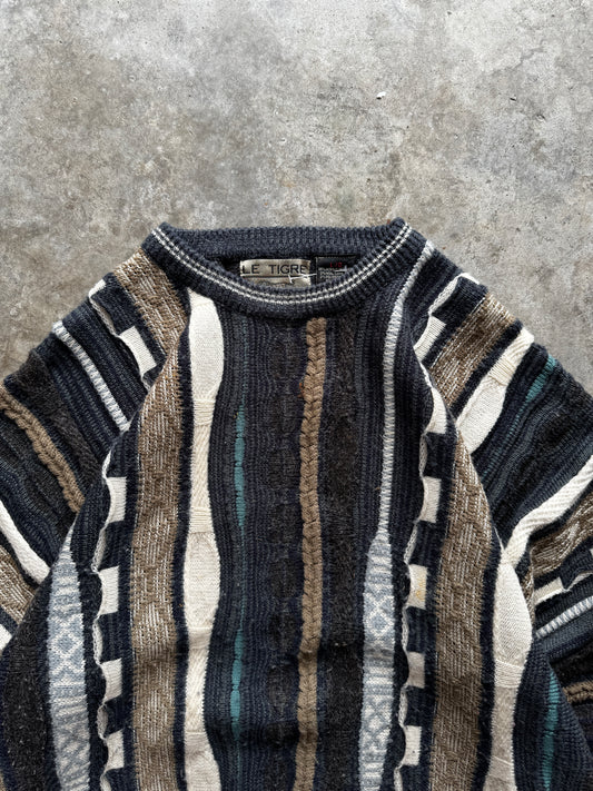 (L) Vintage Coogi-Like Sweater