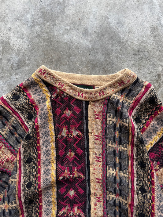 (M) Vintage Tundra Coogi-Like Sweater