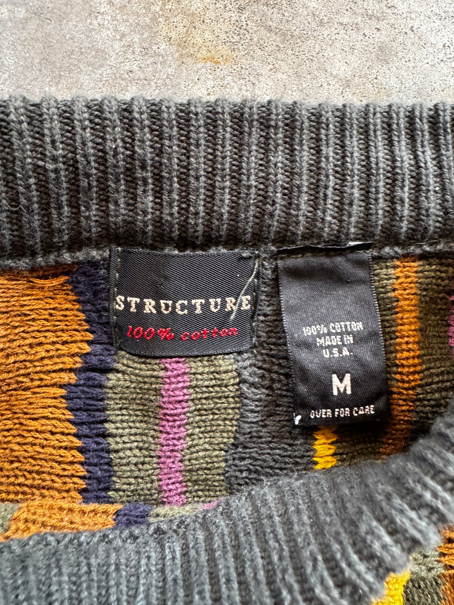 (M) Vintage Structure Sweater