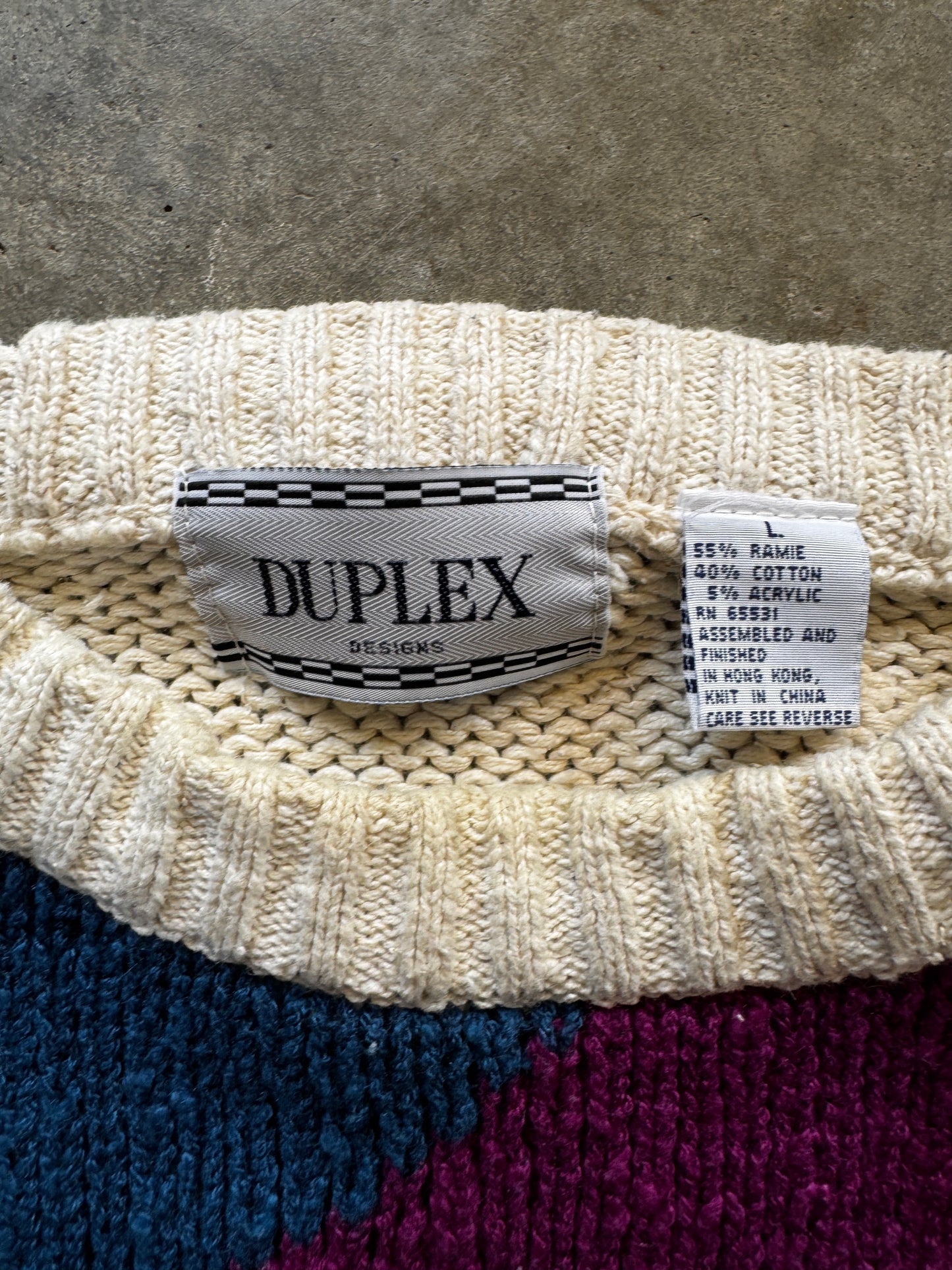 (L) Vintage Duplex Sweater
