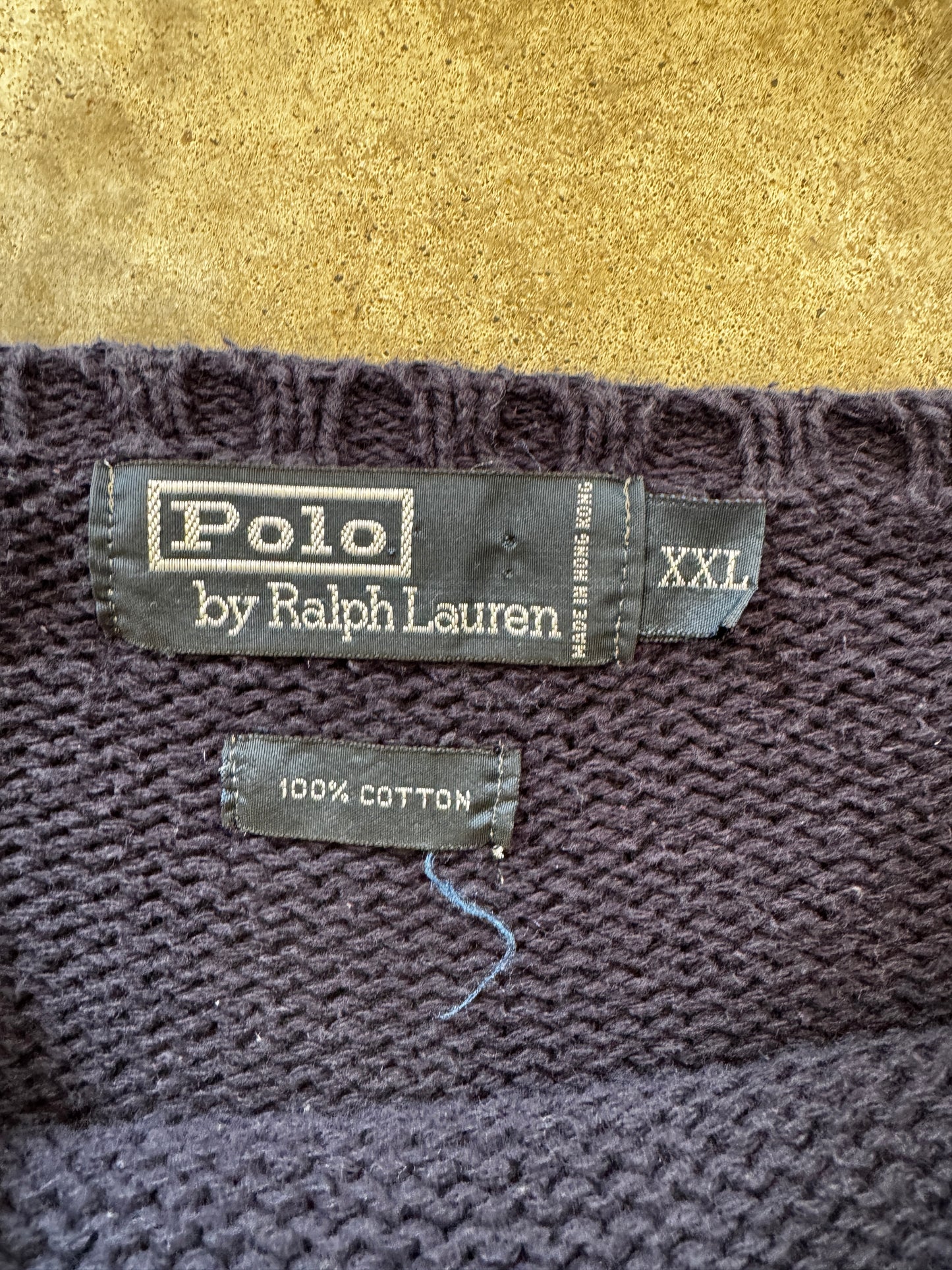 (XXL) Vintage Polo Knit Sweater