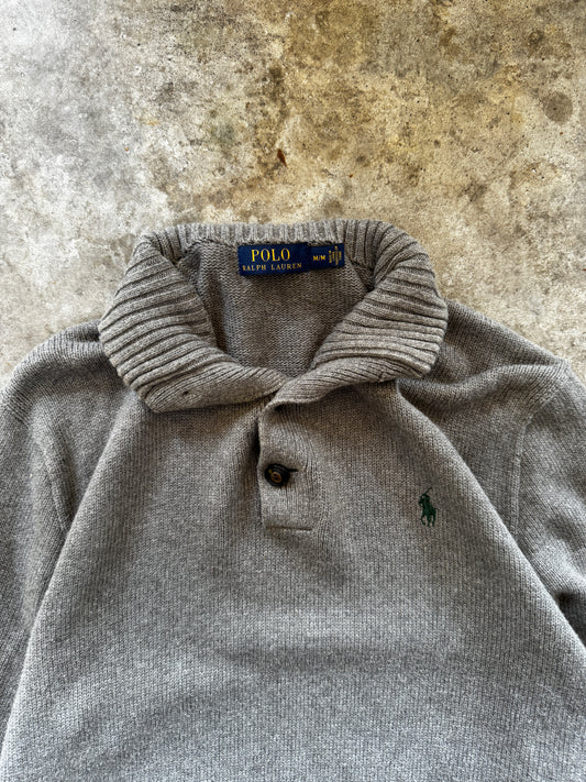 (M) Vintage Polo Knit Pullover