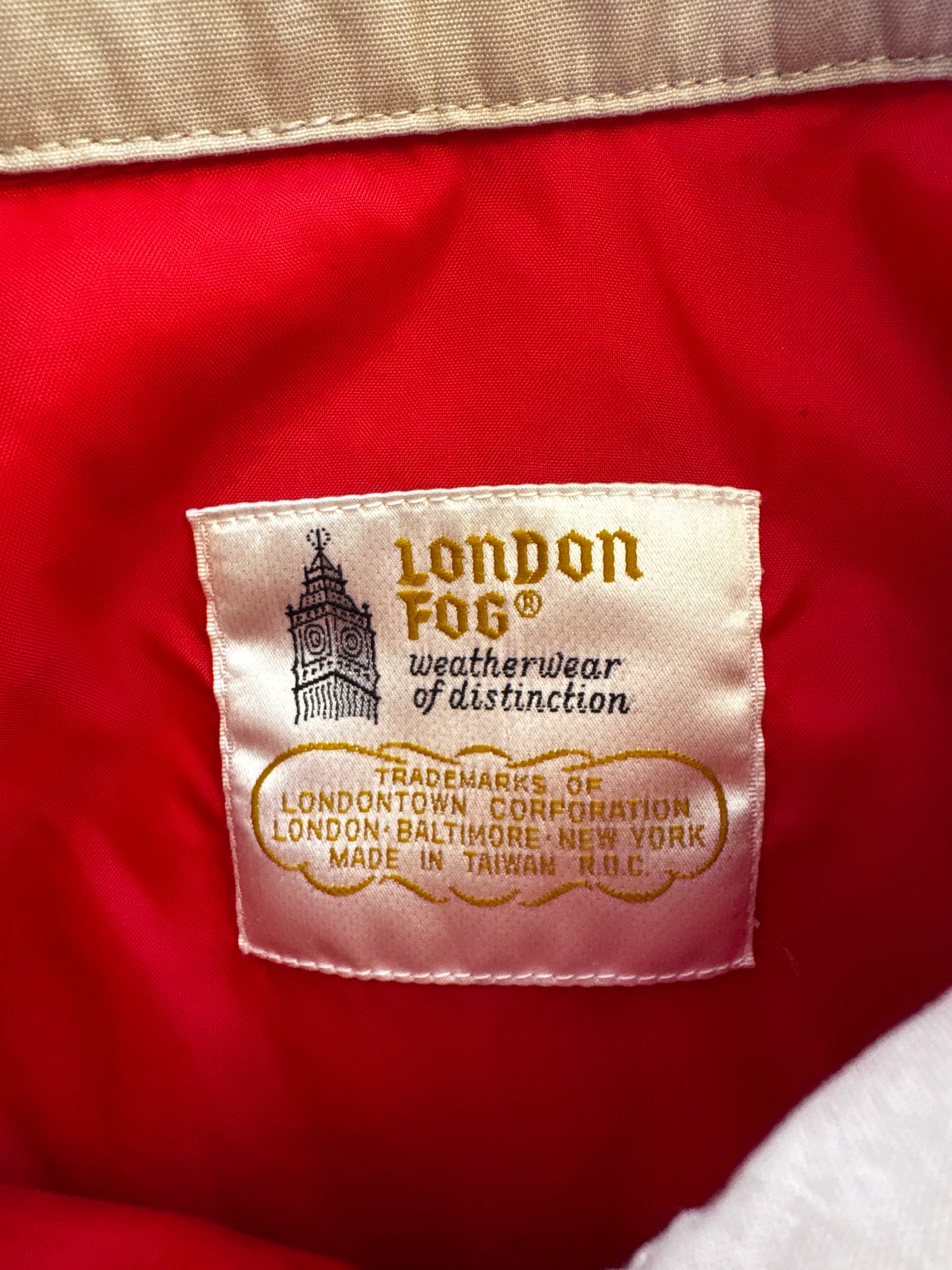 (XL) Vintage London Fog Zip-up