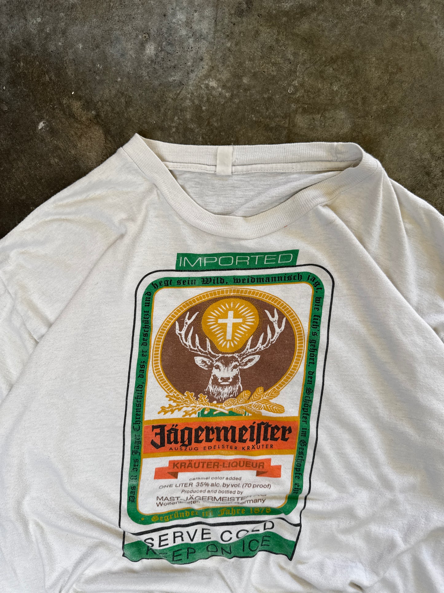 (XL) Vintage Jägermeister Tee