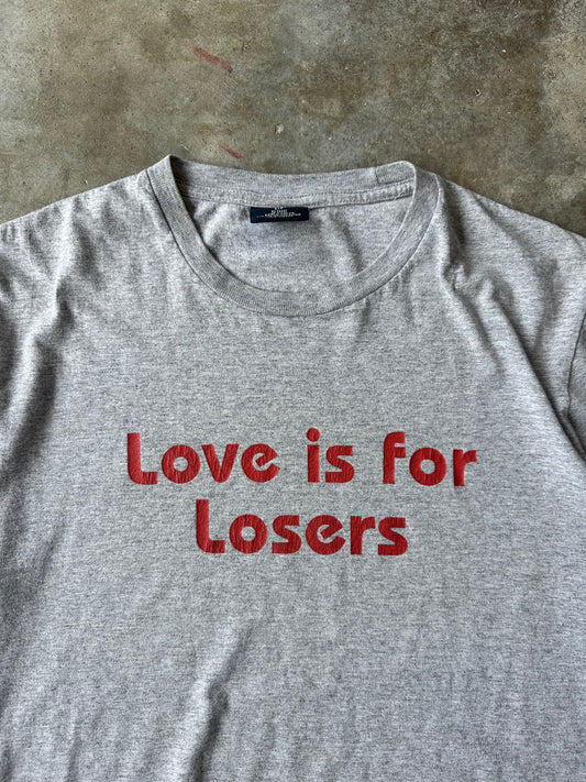 (S) 00s American Eagle 'Love is for Losers' Tennis Tee