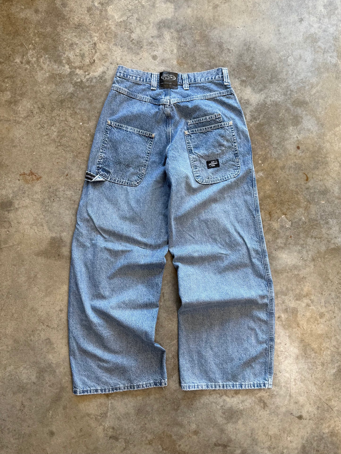 (32 x 33) Lee Pipes Baggy Jeans