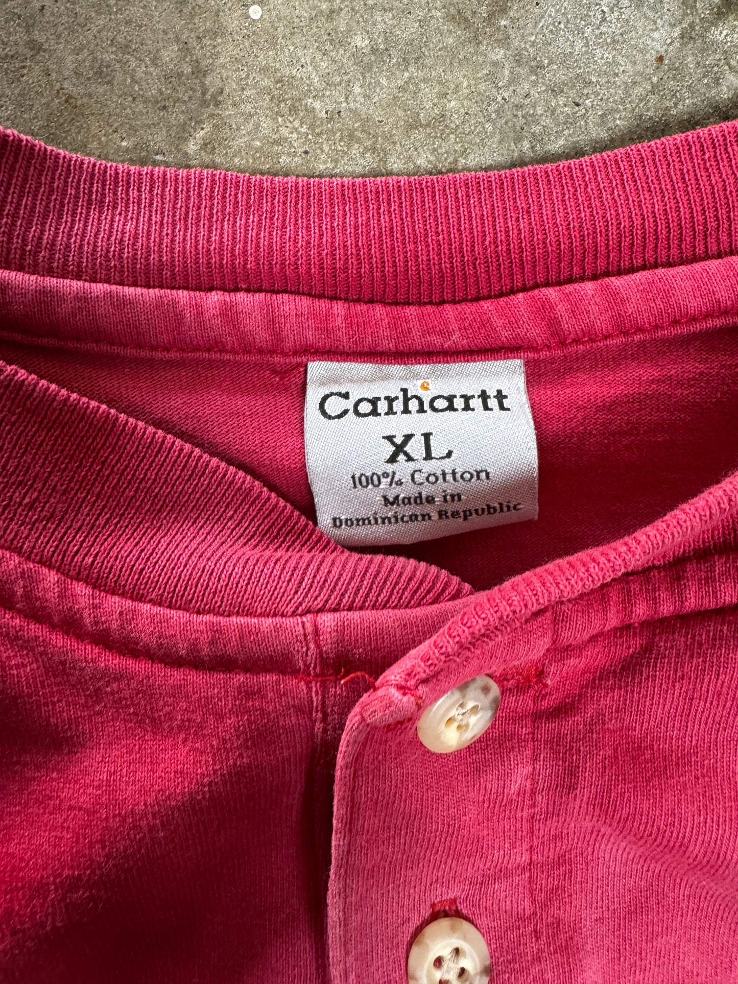 (XL) Vintage Carhartt Pocket Longsleeve Tee