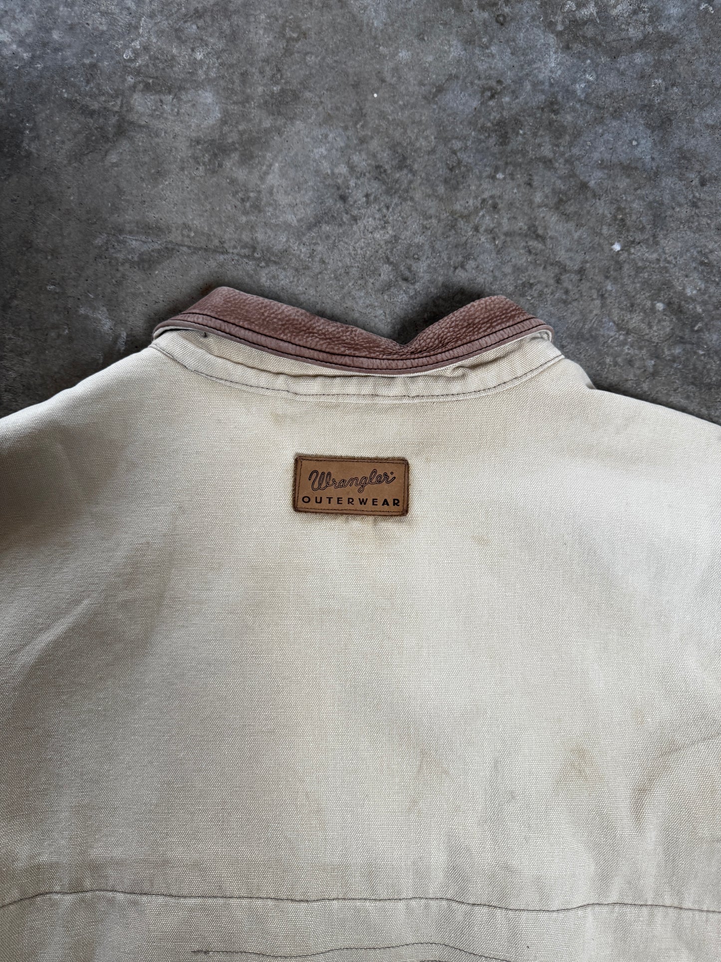 (L) Vintage Wrangler Canvas Outerwear Jacket