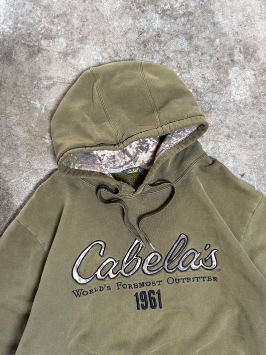 (XL) 00s Faded Cabela's Hoodie