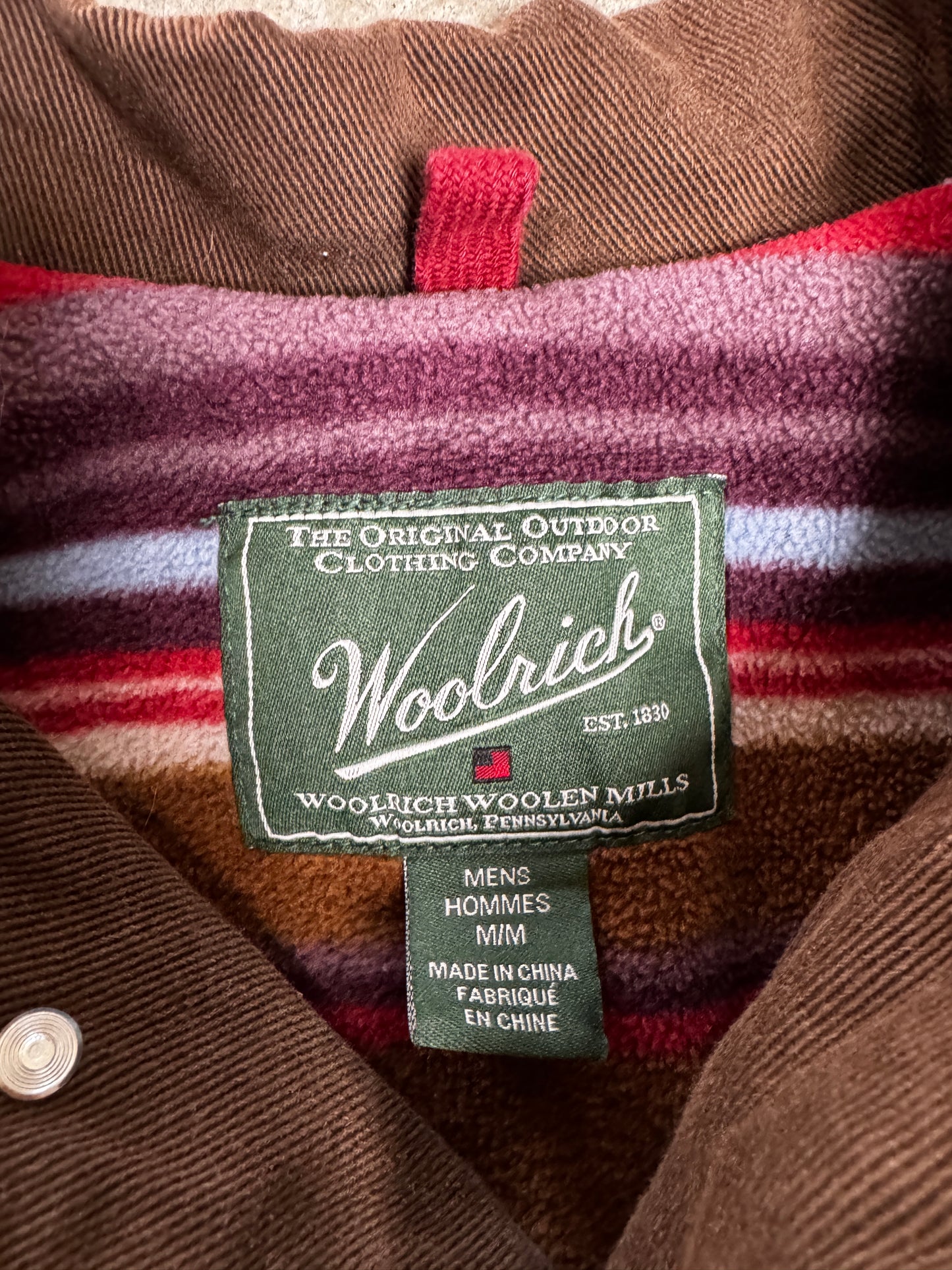 (M) Vintage Woolrich Button-Up Jacket