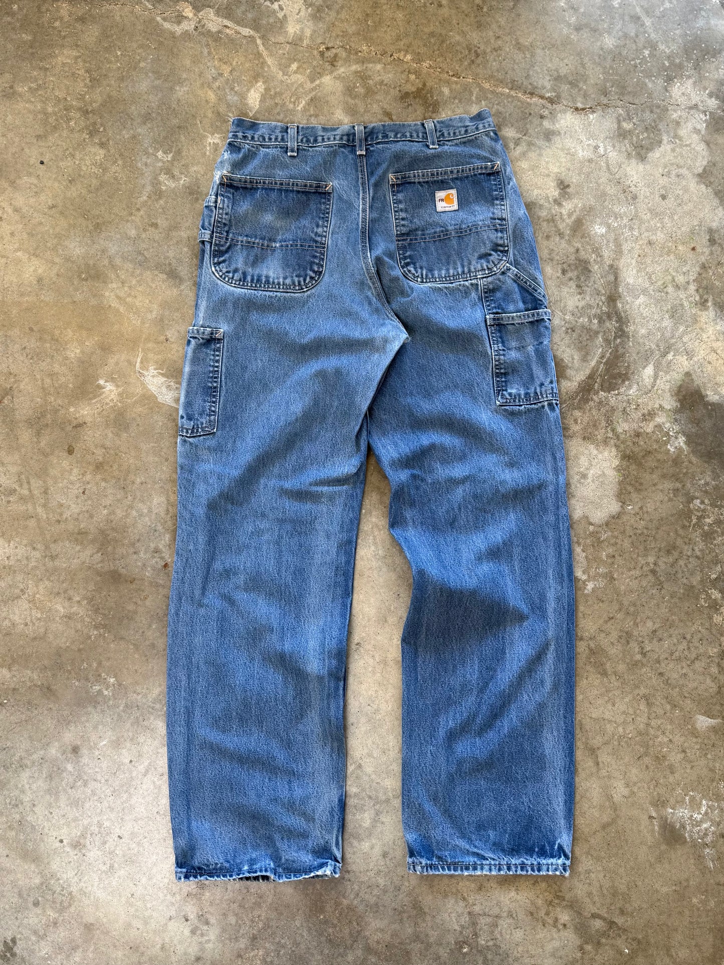 (33 x 34) 00s Carhartt FR Denim Jeans
