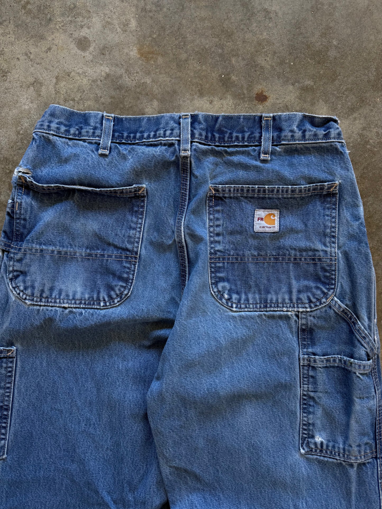(33 x 34) 00s Carhartt FR Denim Jeans