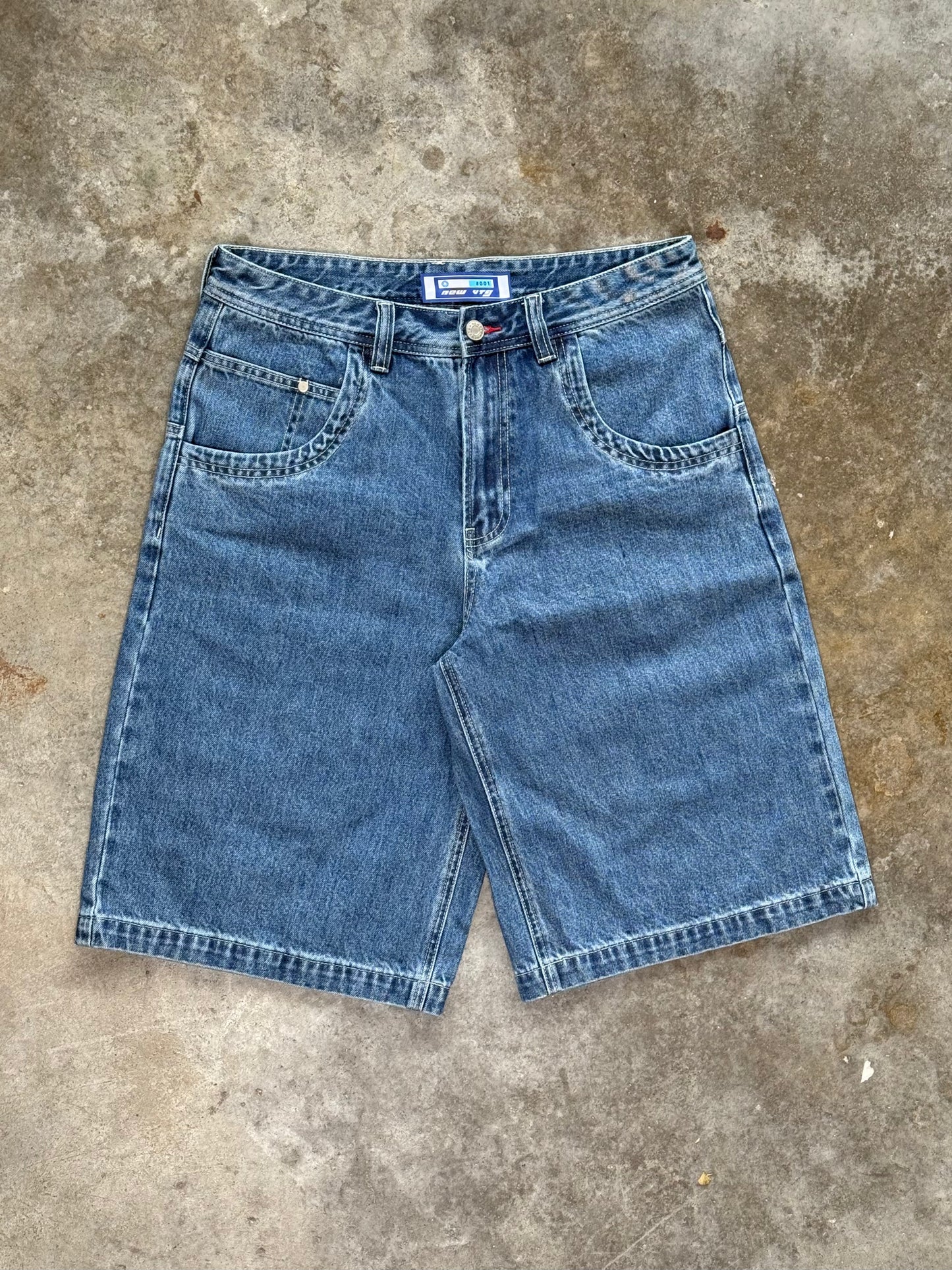 001 New Vtg Denim Wide-Leg Pink-Dragon Jorts