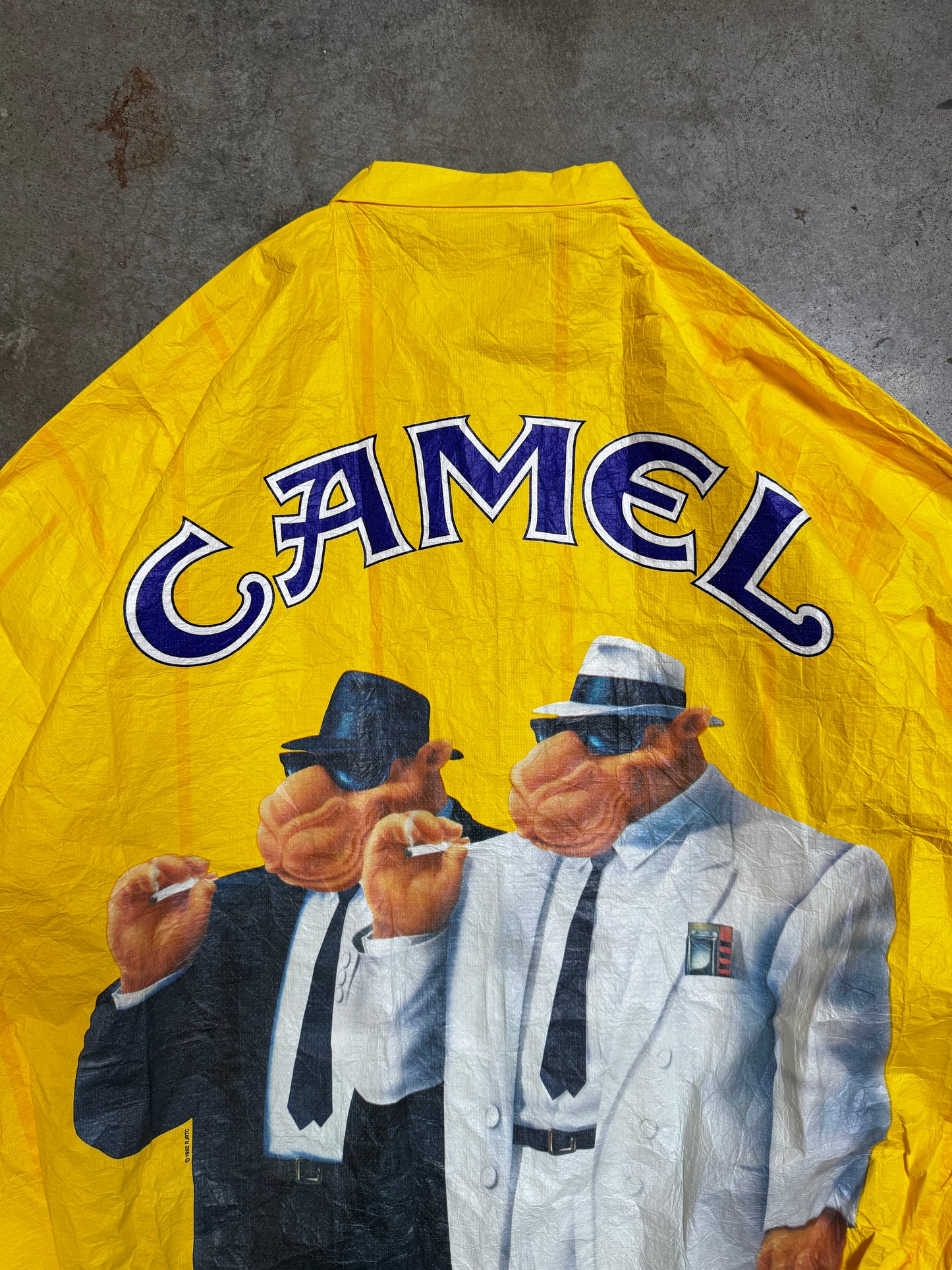 (XL) Vintage Camel Windbreaker