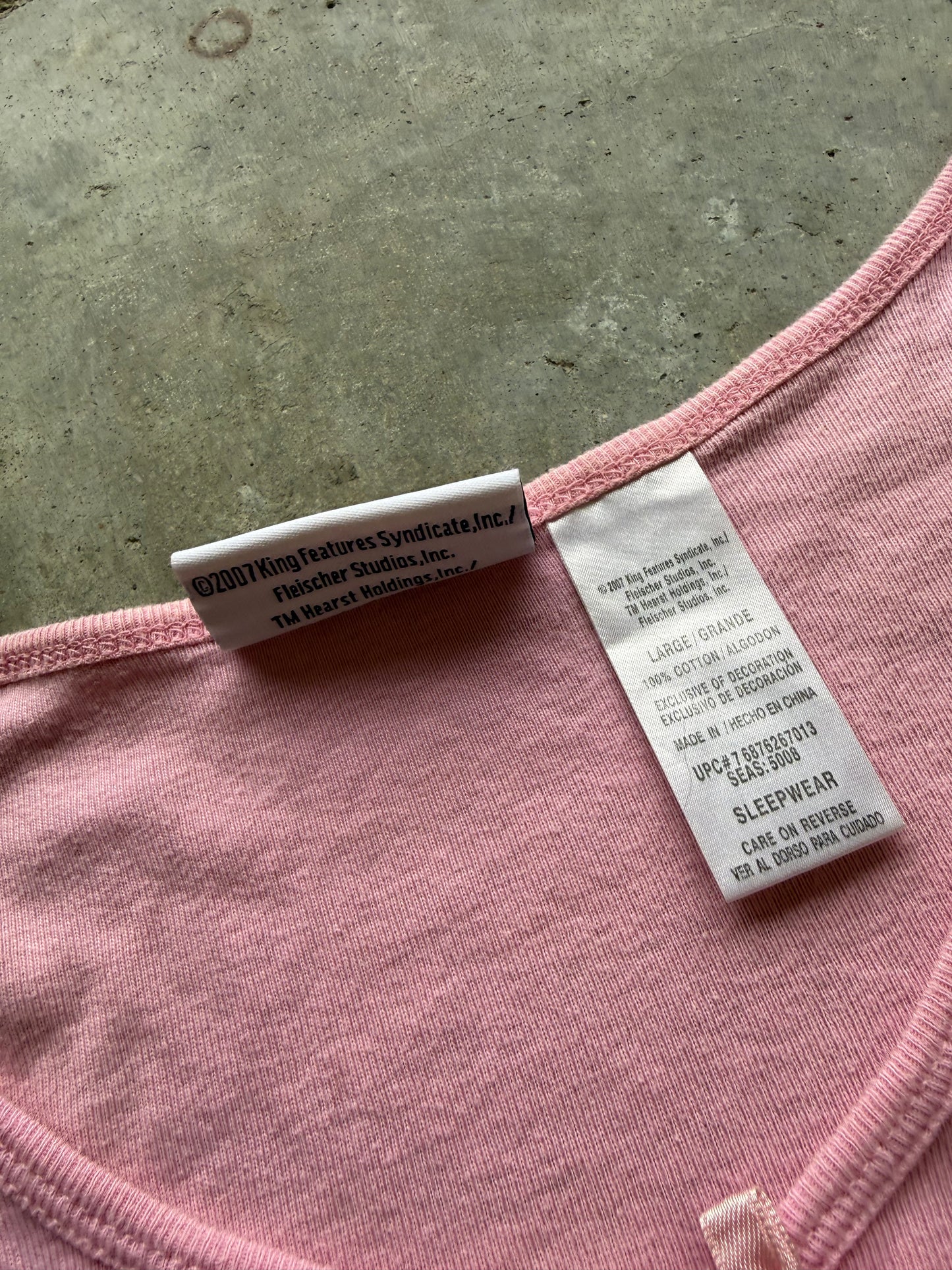 (L) 2007 Betty Boop Charmer Longsleeve
