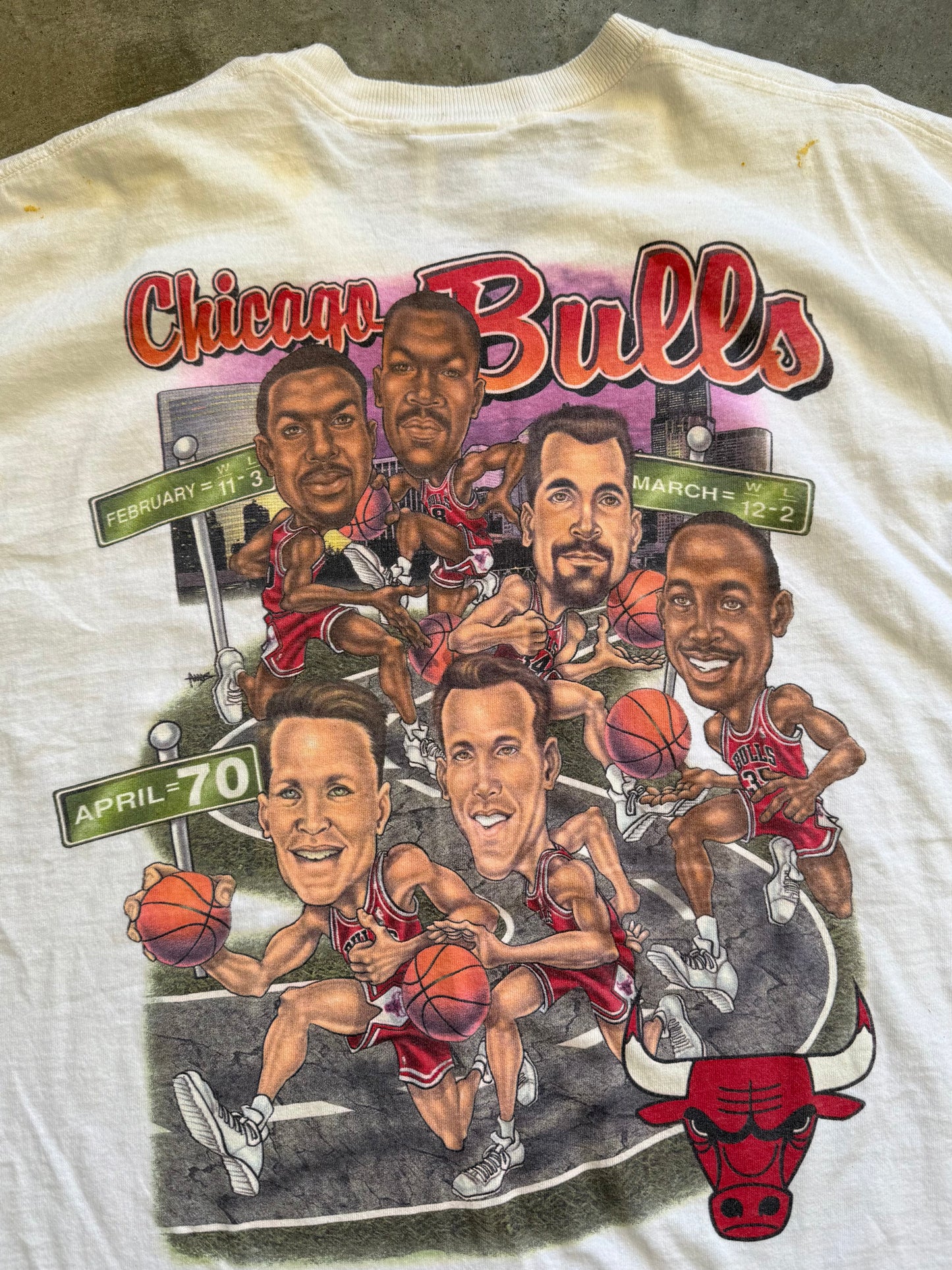 (XL) Vintage Bulls Tee