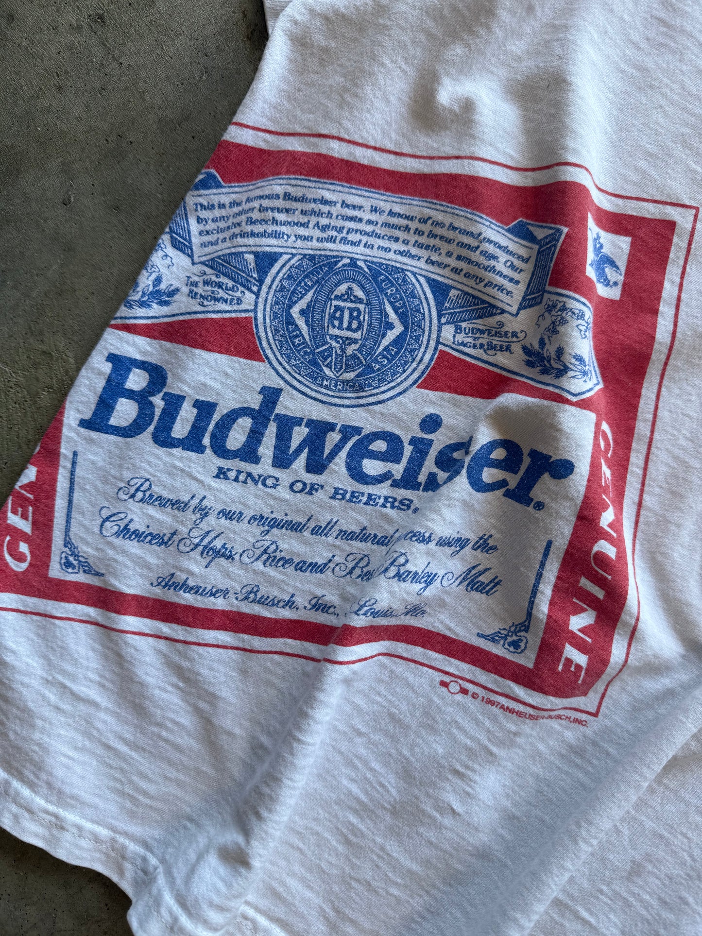(XL) Vintage Budweiser Tee
