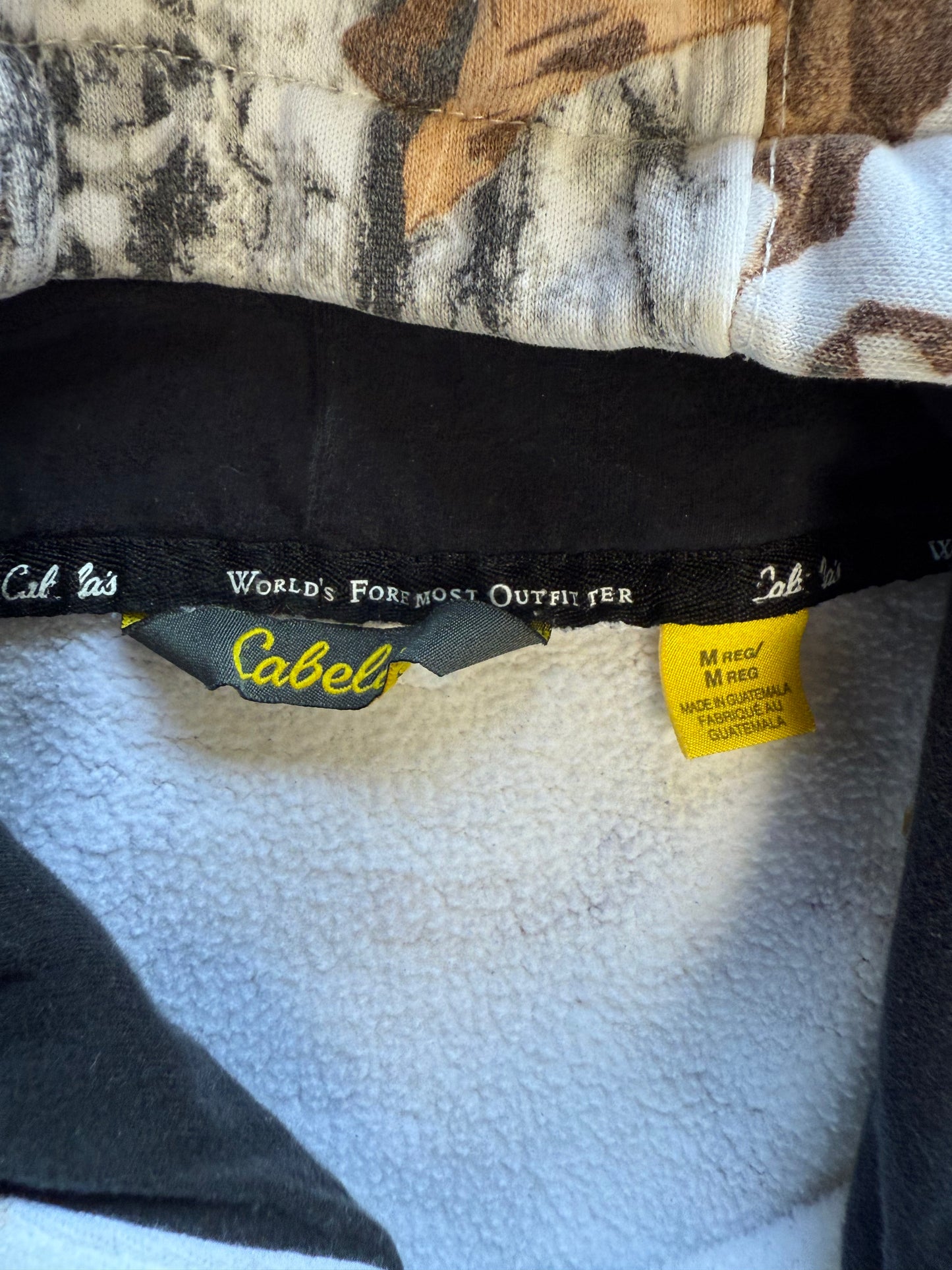 (M) 00s Cabelas Camo Hoodie