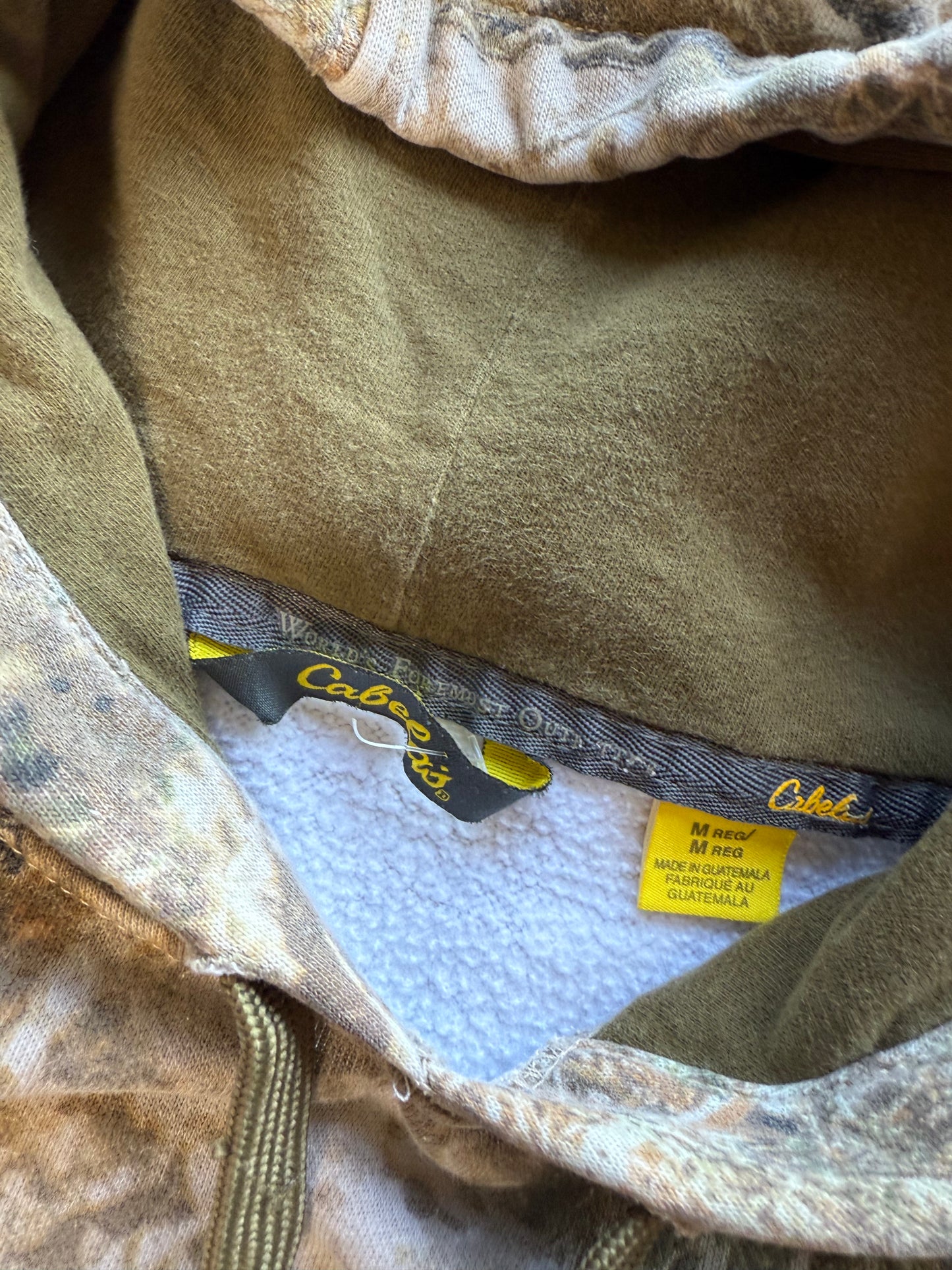 (M) 00s Cabelas Camo Hoodie