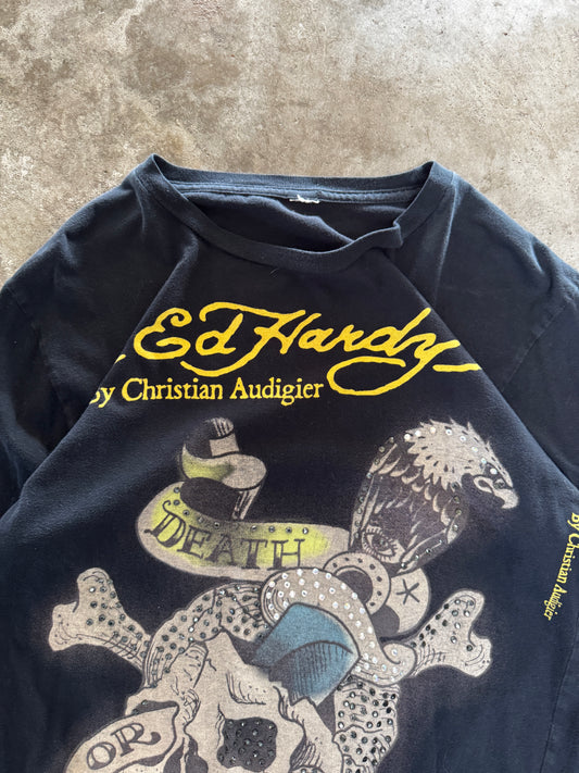 (L) 00s Ed Hardy Y2K Tee