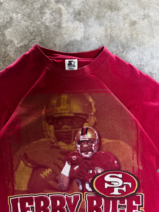 (S) Vintage 49ers Jerry Rice Football Tee