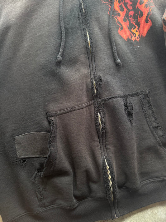 (L) 00s Harley Davidson Repaired Jacket