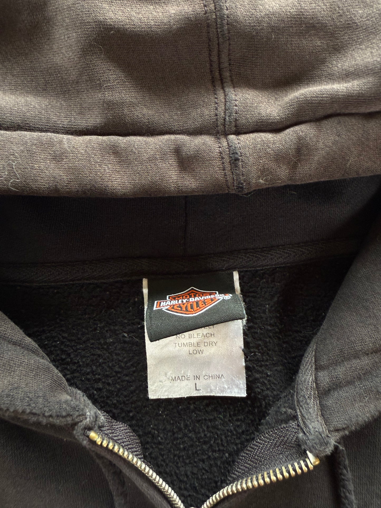 (L) 00s Harley Davidson Repaired Jacket