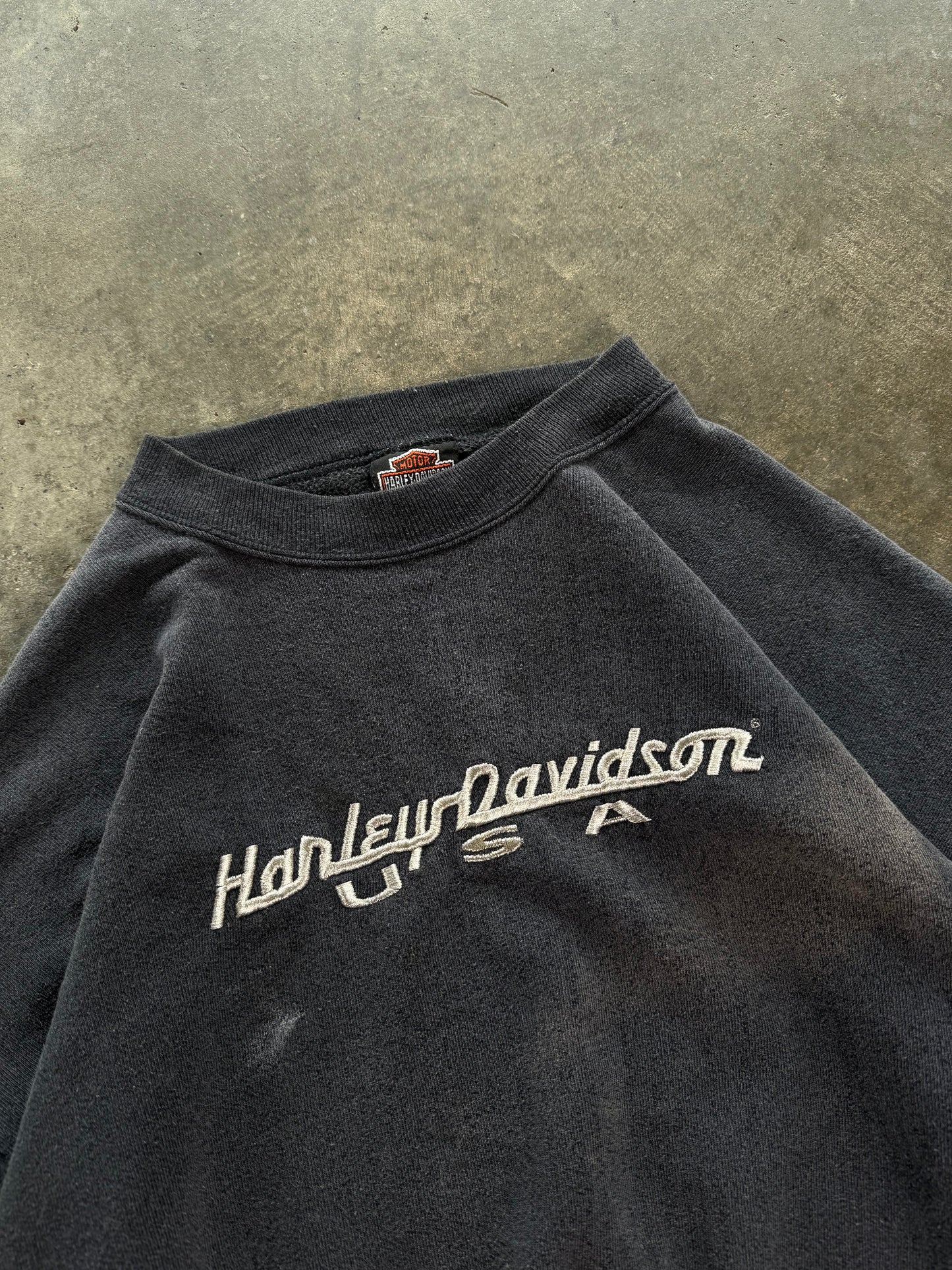 (XL) Vintage Harley USA Sweatshirt