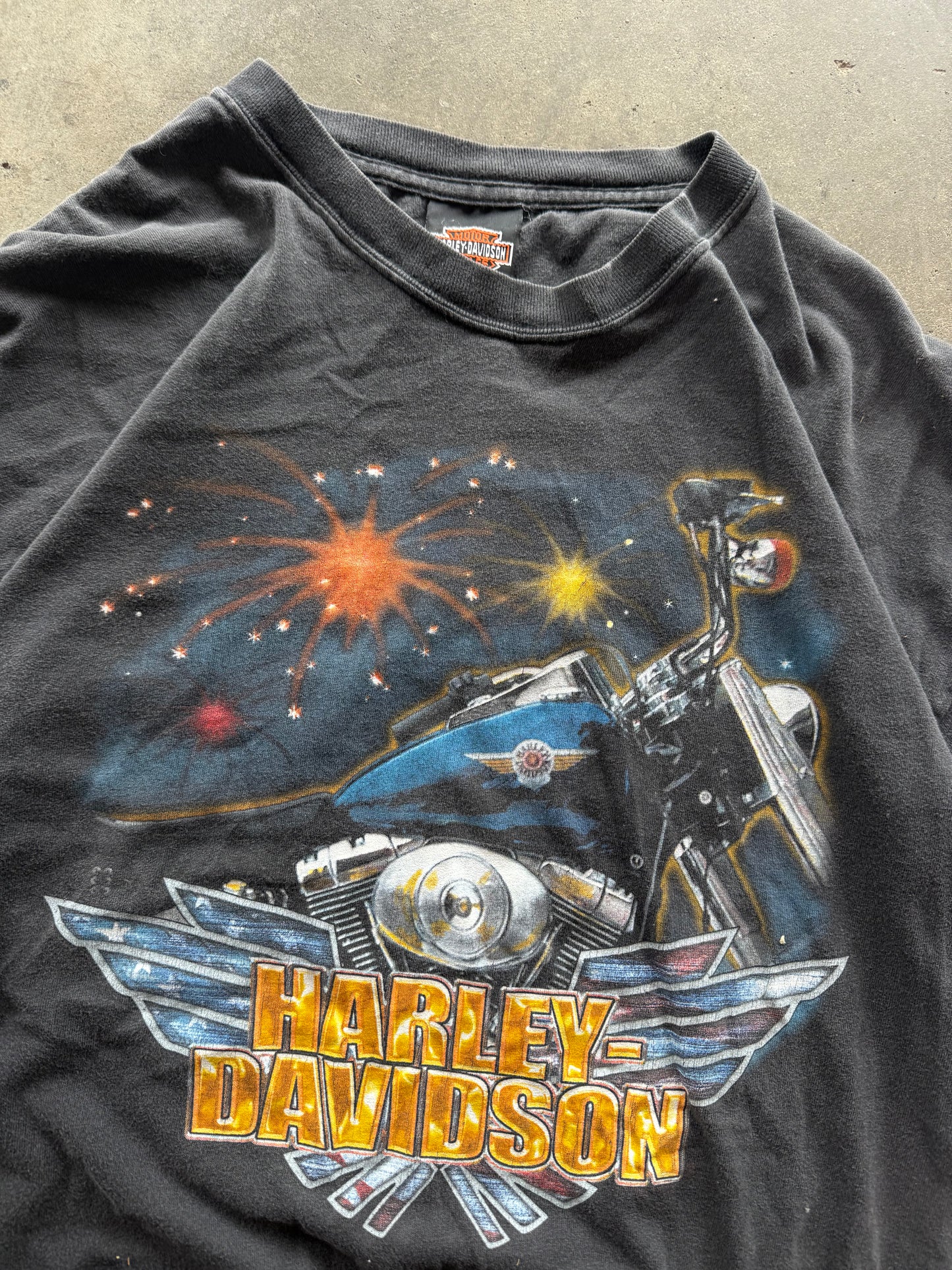 (XL) Vintage Harley Davidson Tee