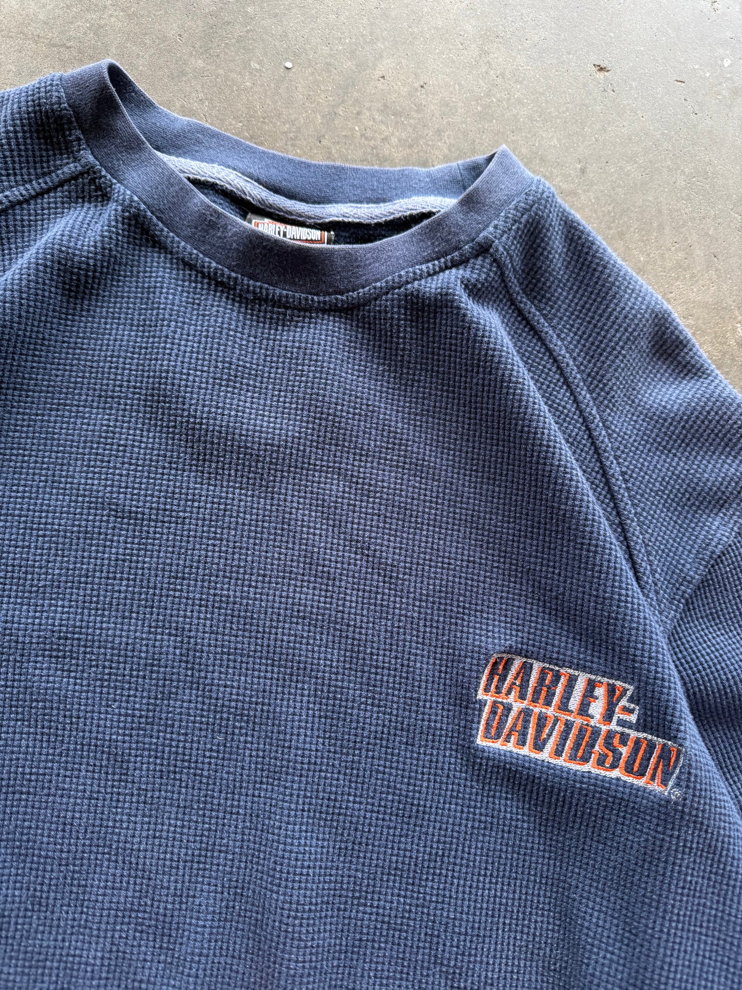 (XL) Vintage Harley Davidson Thermal Longsleeve