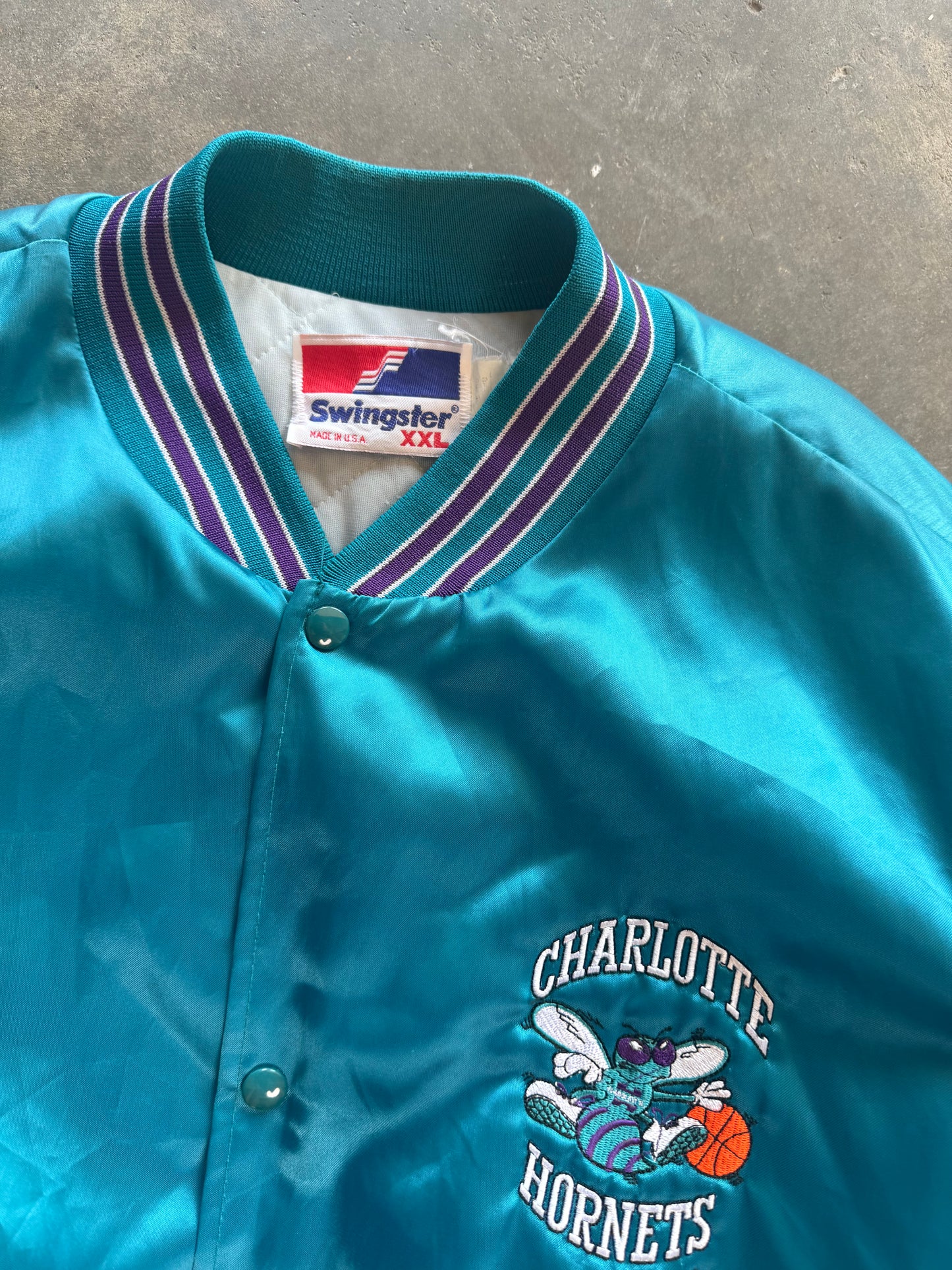 (XXL) Vintage Hornets Button-Up Jacket