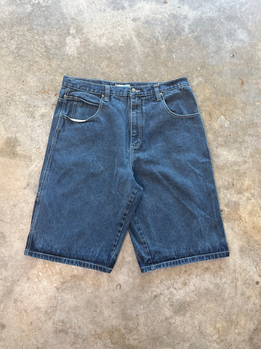 (38) SouthPole Darkwash Denim Shorts