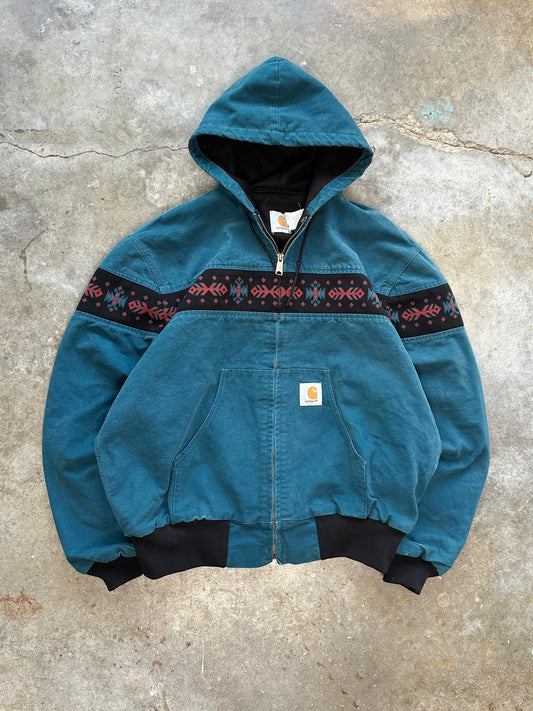 (XL) Vintage Carhartt Aztec Jacket