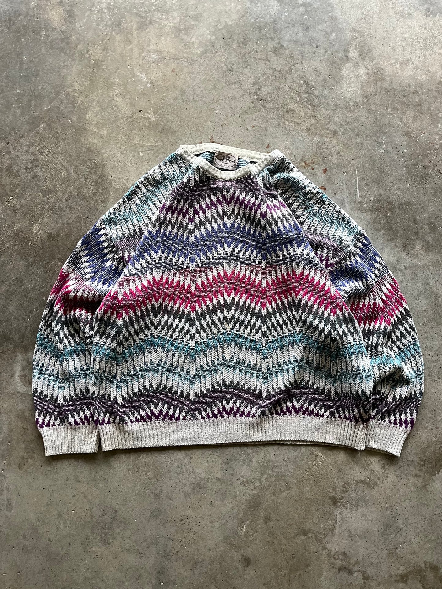 (L) Vintage Knitted Sweater