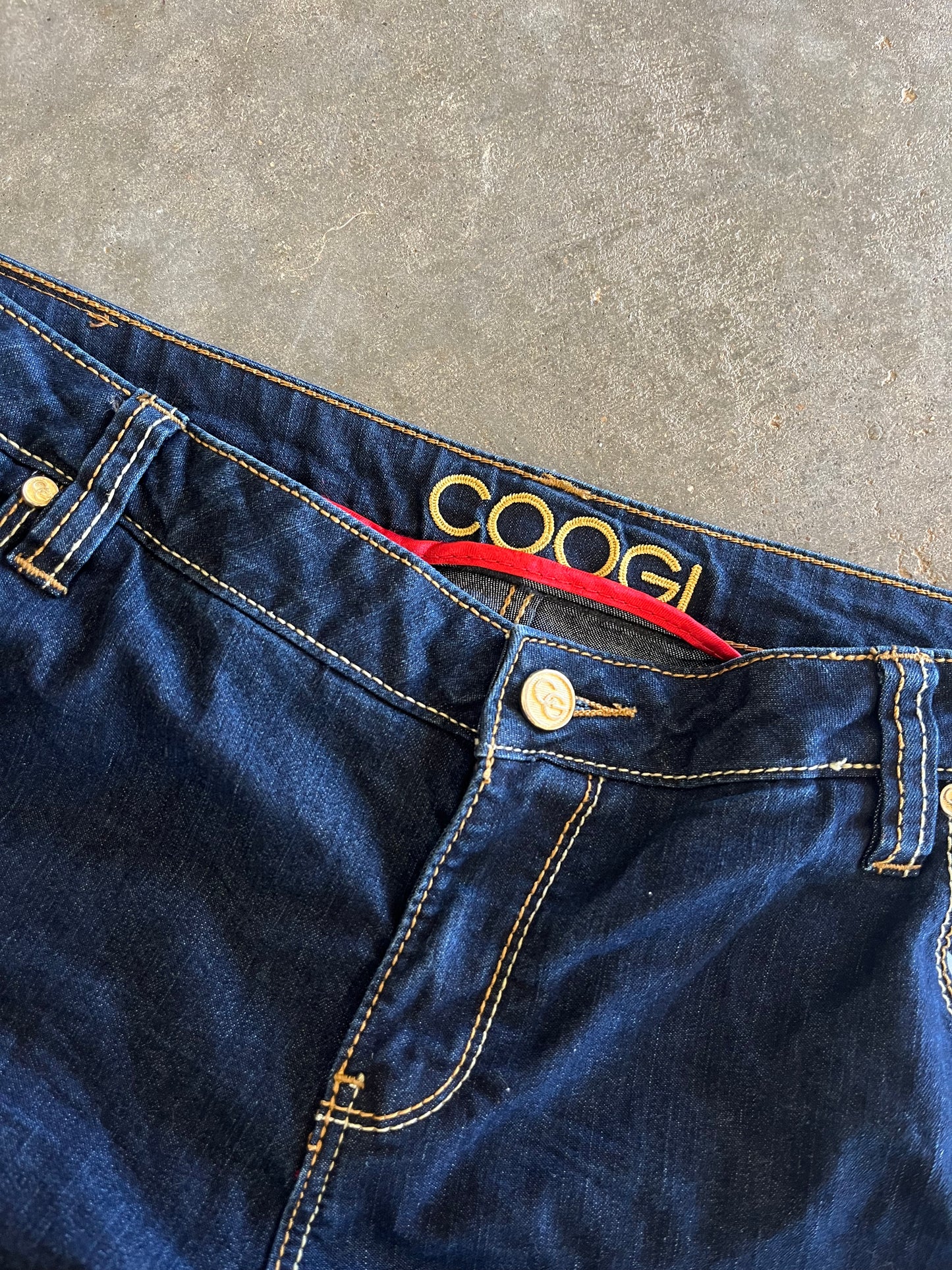 (17/18) Coogi Dark-Wash Denim Jeans
