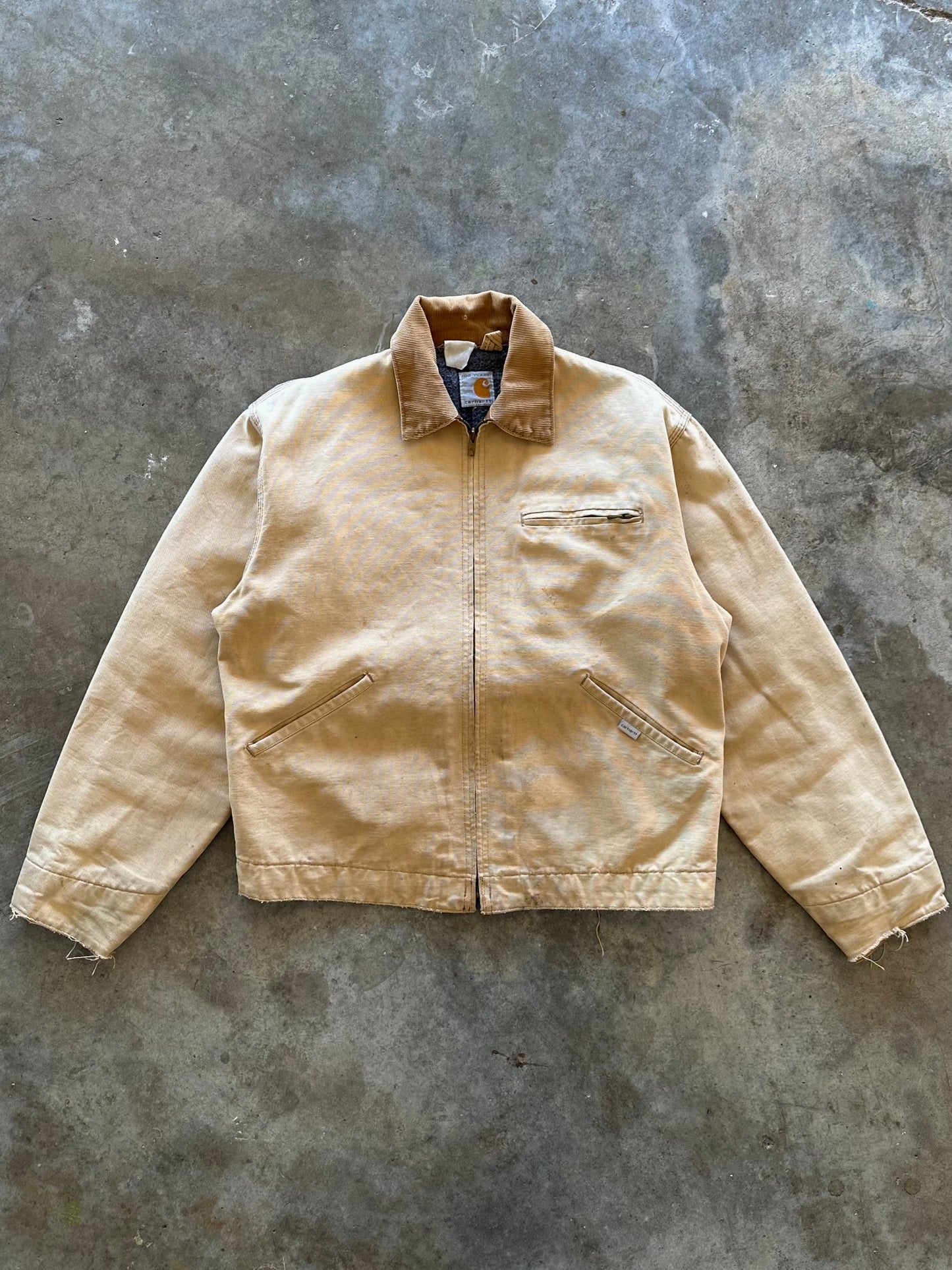 (L) 1989 Carhartt Blanket-Lined Detroit Jacket