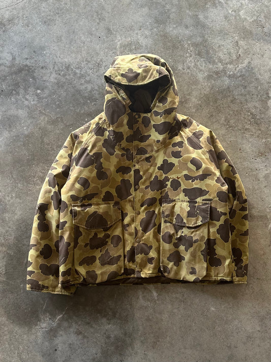 (XL) 90's Cabela's Duck Camo Canvas Jacket