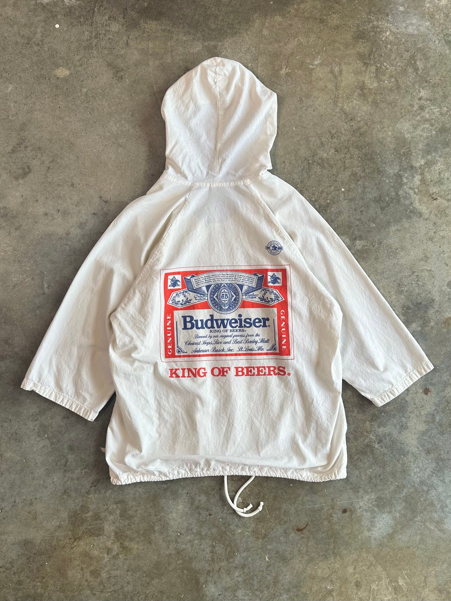 (XL) Vintage Budweiser Pullover Hoodie