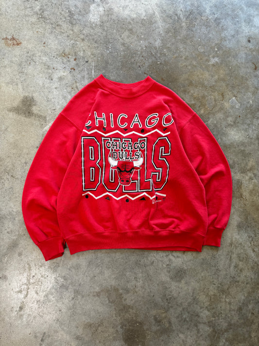 (L) Vintage Bulls Sweatshirt