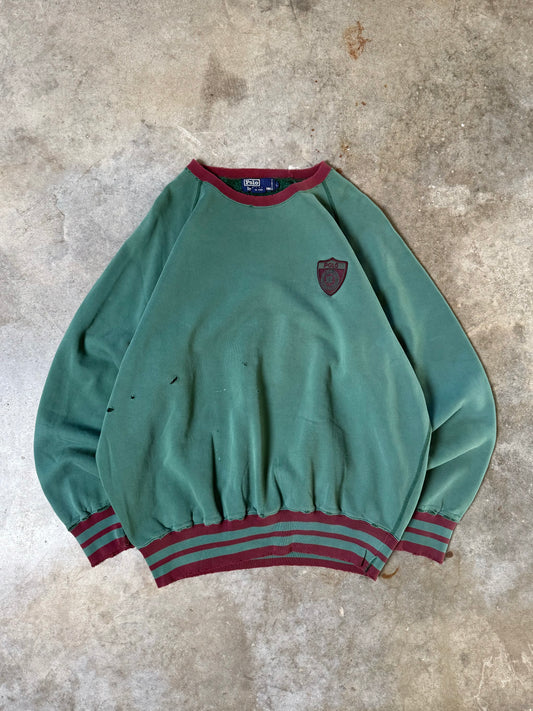 (L) Vintage Polo Sweatshirt