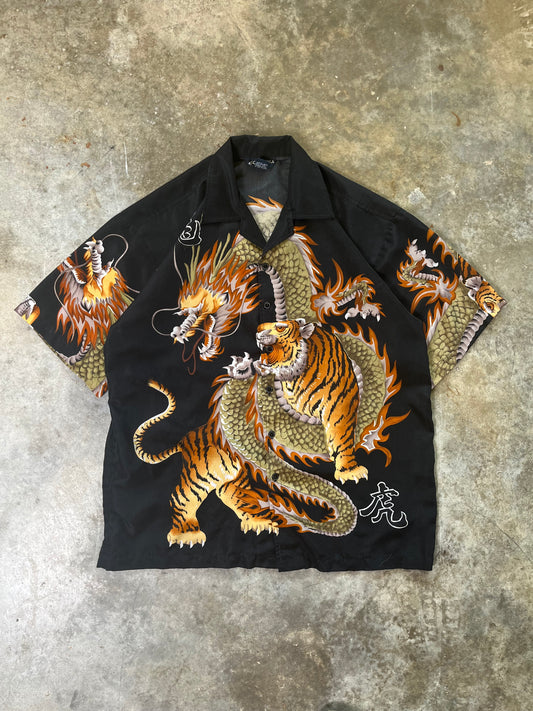 (M) 00s Dragon x Tiger Button-Up