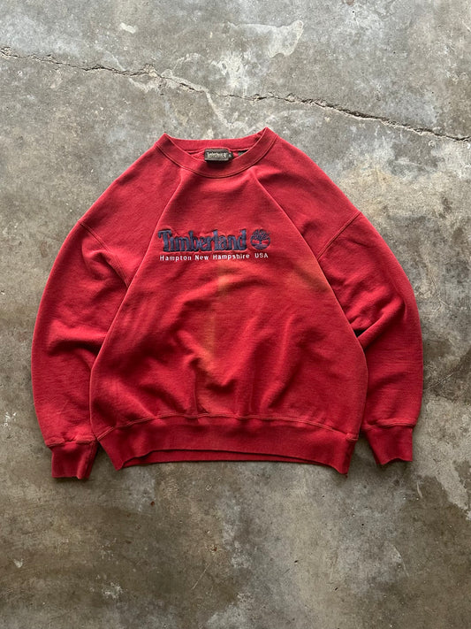 (XL) Vintage Timberland Faded Sweatshirt