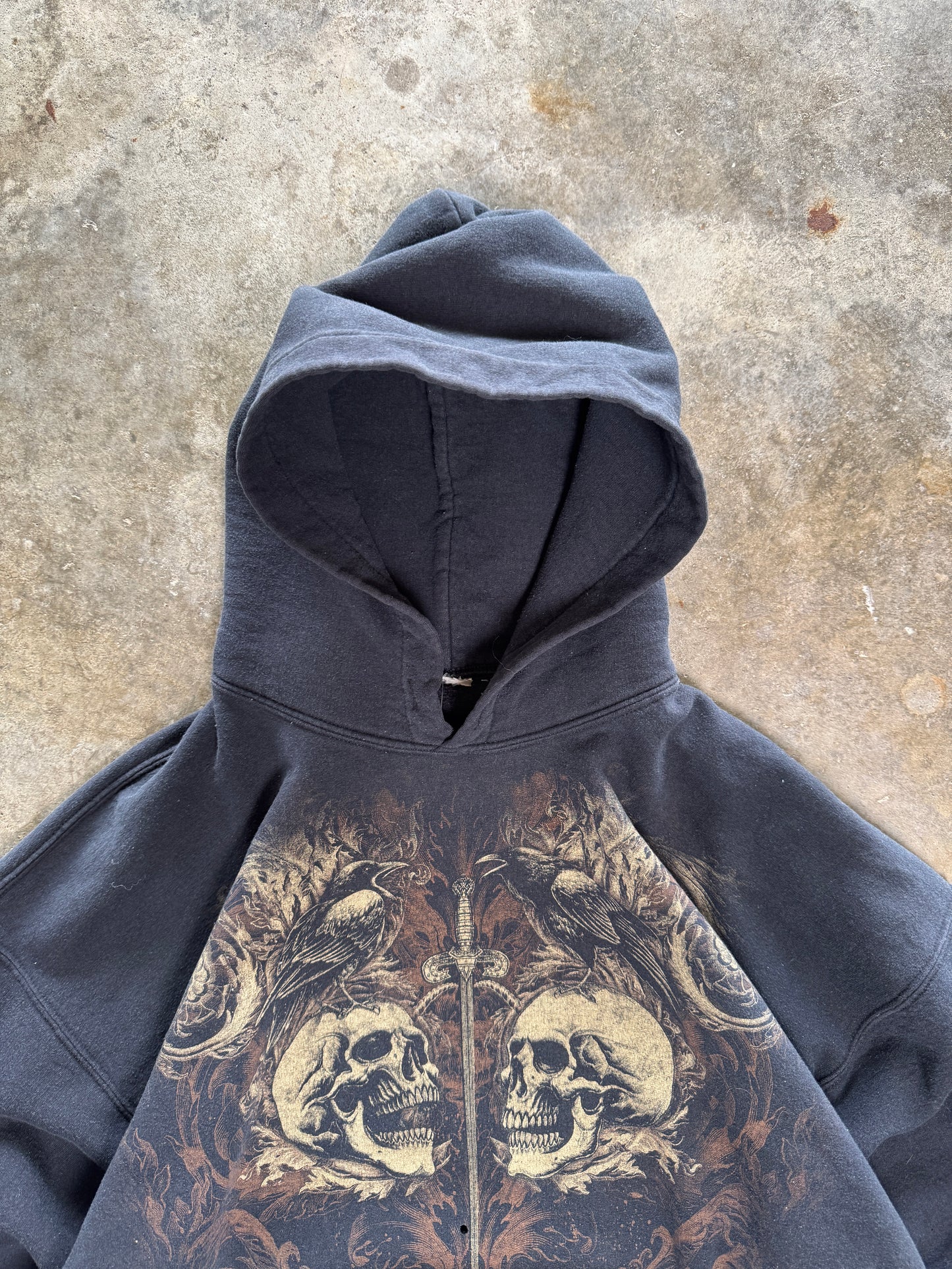 (L) Y2K Skull Jacket