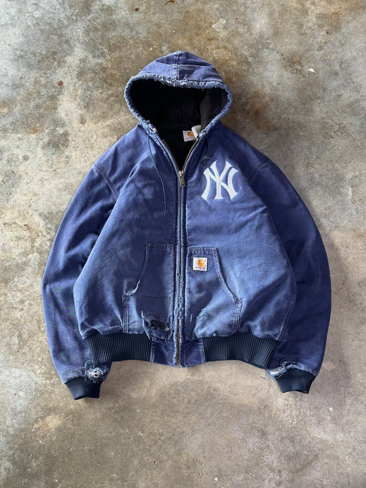 (XL) Vintage NY X Carhartt Hooded Jacket