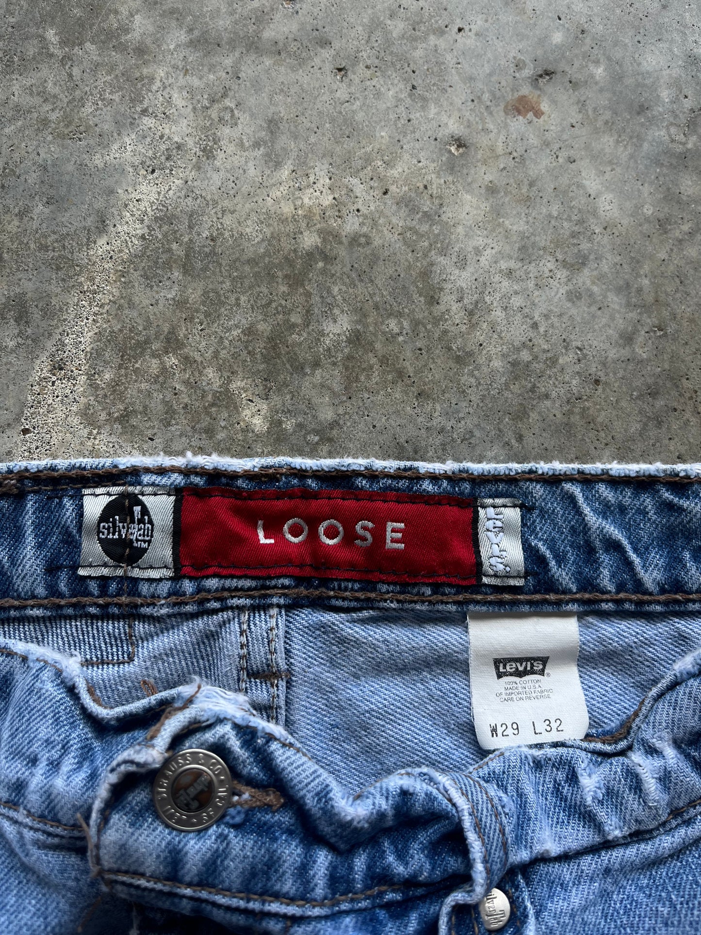 (29 x 32) Levi Silver Tab Denim Jeans