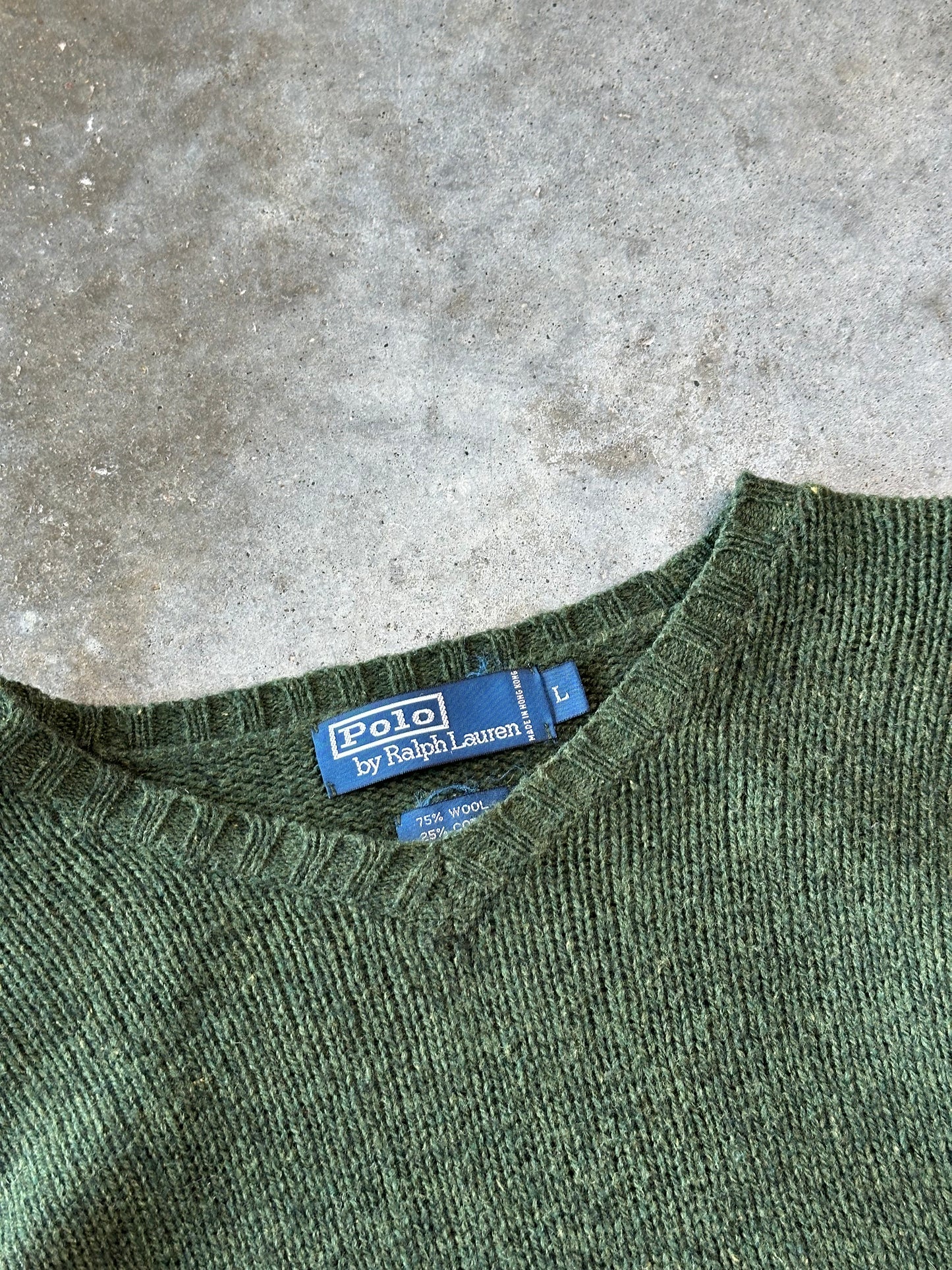 (XL) Vintage Polo Sweatshirt