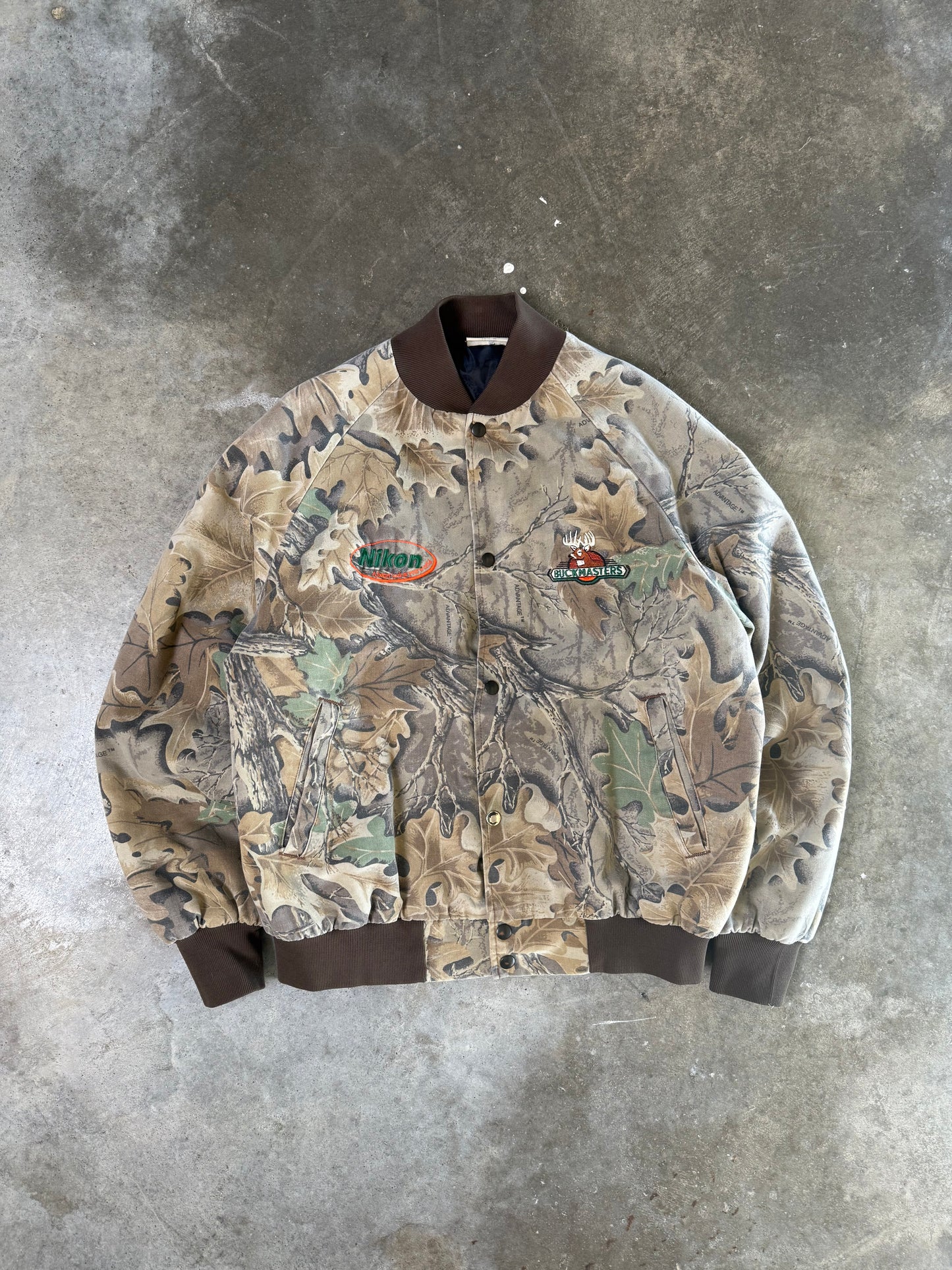 (L) Vintage Nikon Camo Jacket