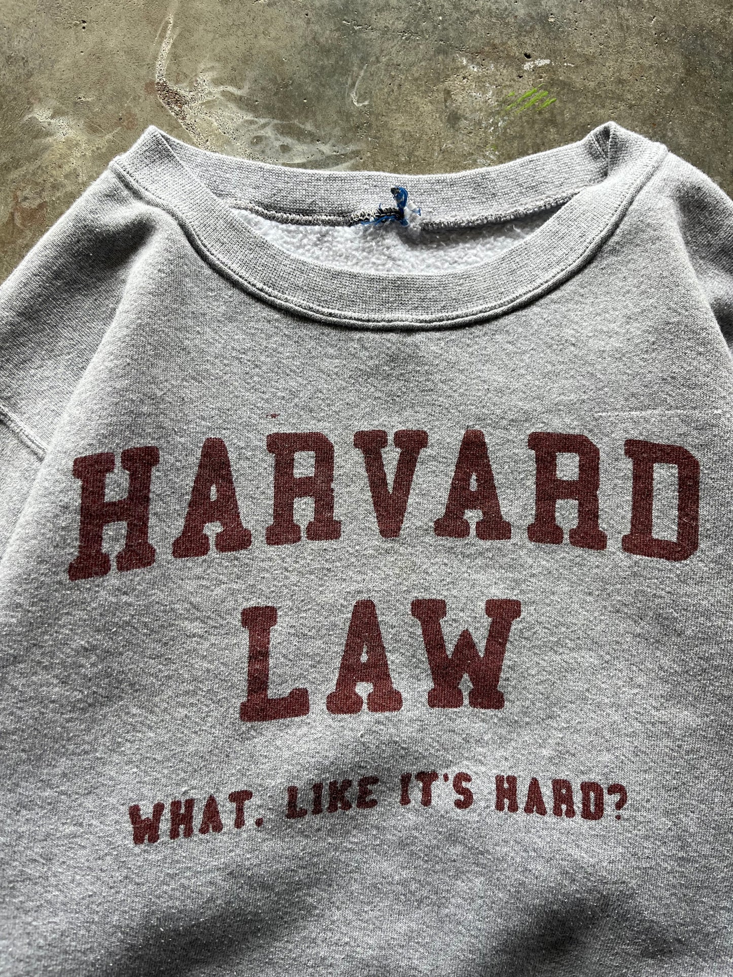 (M) Vintage Harvard Law Sweatshirt