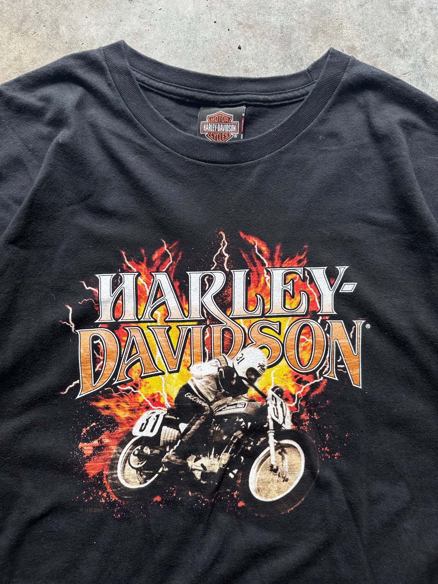 (XL) 00s Harley Biker Tee