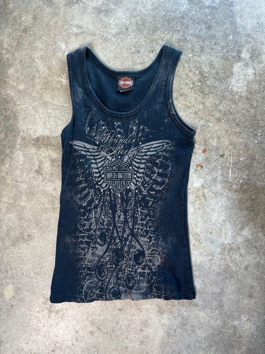 (L) 00s Harley Wmns Tank-Top